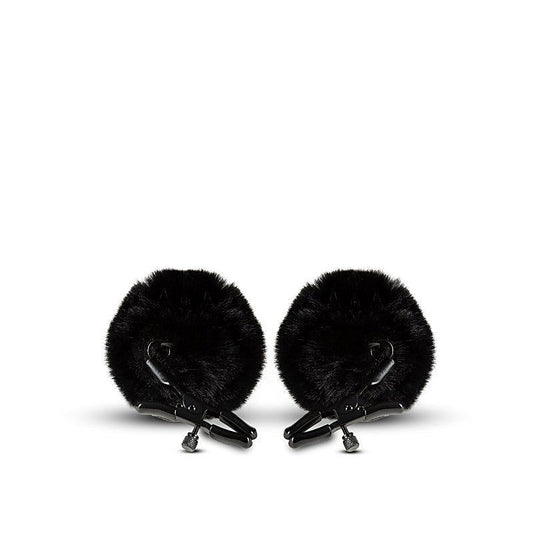 Noir Pom - Sophisticated Nipple Clamps for Indulgent Exploration
