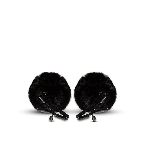 Noir Pom - Sophisticated Nipple Clamps for Indulgent Exploration