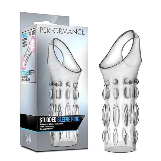 Blush Novelties Performance Studded Sleeve - Enhance Pleasure - Pumps, Extenders and Sleeves