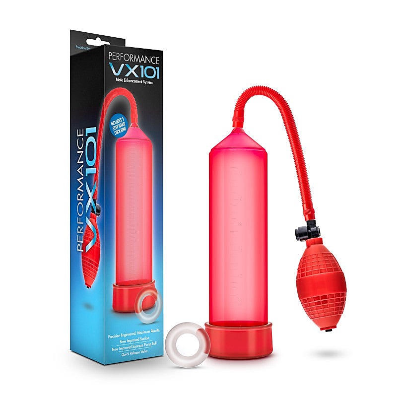 Performance Vx101 Enhancement Pump by Blush Novelties - Vibrating Dildos