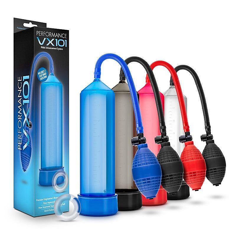Performance Vx101 Enhancement Pump by Blush Novelties - Vibrating Dildos