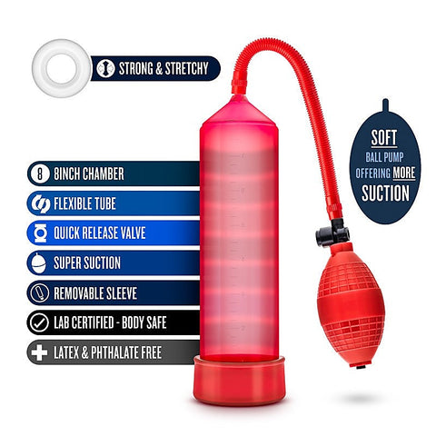 Performance Vx101 Enhancement Pump by Blush Novelties - Vibrating Dildos