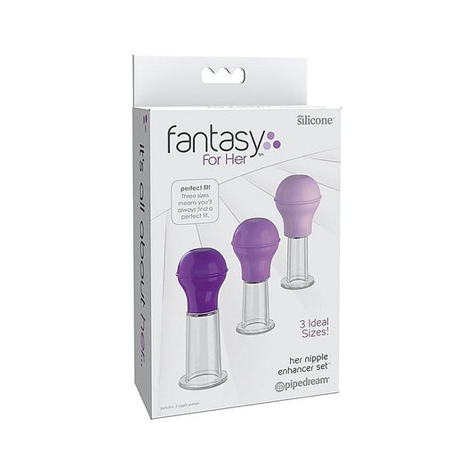 Fantasy For Her Womens Nipple Enhancer Set - Nipple and Clit Clamps