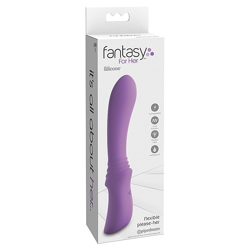 Flexible Please-Her G Spot Vibrator by Pipedream Products - G-Spot Vibrators