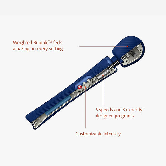 Fun Factory VIM Rechargeable Rumbling Body Wand Massager - Body Wands