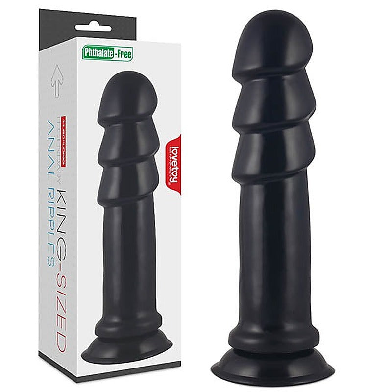King Sized Anal Ripples Mega Butt Plug by Lovetoy - Butt Plugs