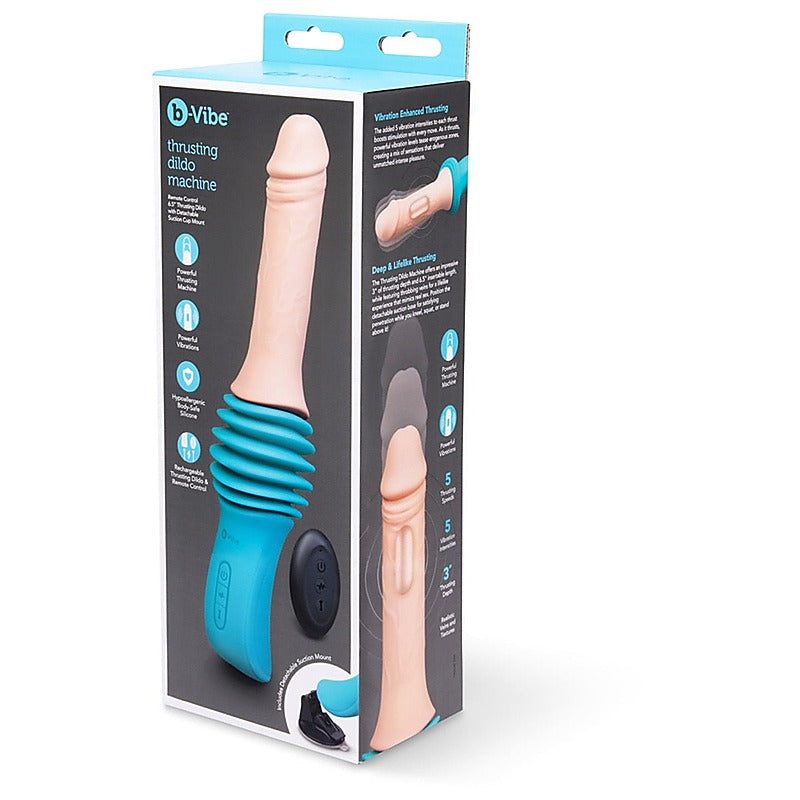 Remote Control Thrusting Dildo Machine by B-Vibe - Sex Machines