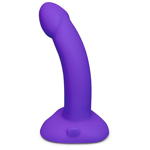 b-Vibe Vibrating Curved Silicone Dildo Strap-On Kit - Strap On Sextoys