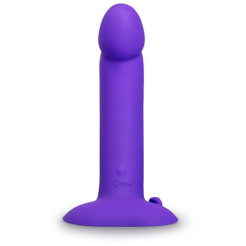 b-Vibe Vibrating Curved Silicone Dildo Strap-On Kit - Strap On Sextoys