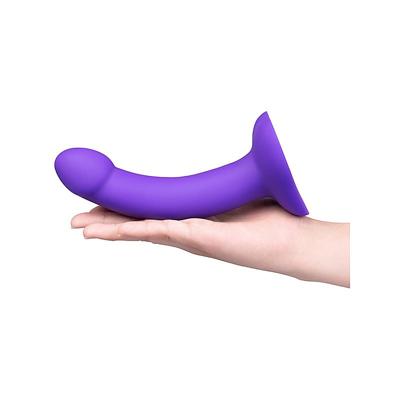 b-Vibe Vibrating Curved Silicone Dildo Strap-On Kit - Strap On Sextoys