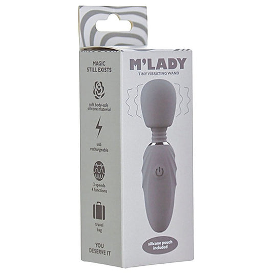 BMS Factory M-Lady Tiny Rechargeable Vibrating Wand Massager - Body Wands