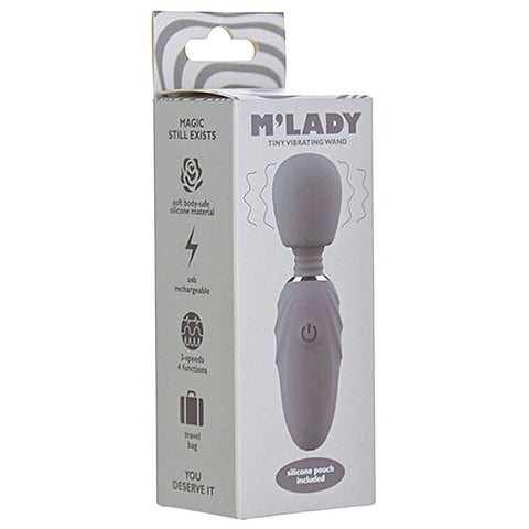 BMS Factory M-Lady Tiny Rechargeable Vibrating Wand Massager - Body Wands