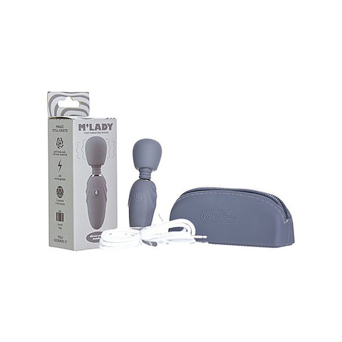 BMS Factory M-Lady Tiny Rechargeable Vibrating Wand Massager - Body Wands