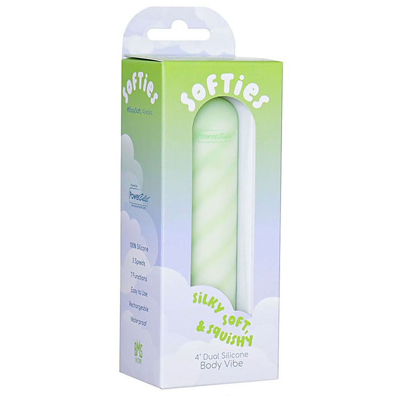 BMS Factory Softies Dual Layer Silicone Bullet Vibrator - Bullet Vibrators