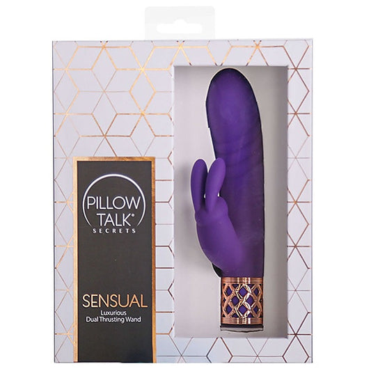 BMS Factory Pillow Talk Secrets Sensual Rabbit Vibrator - Rabbit Vibrators