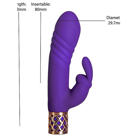 BMS Factory Pillow Talk Secrets Sensual Rabbit Vibrator - Rabbit Vibrators
