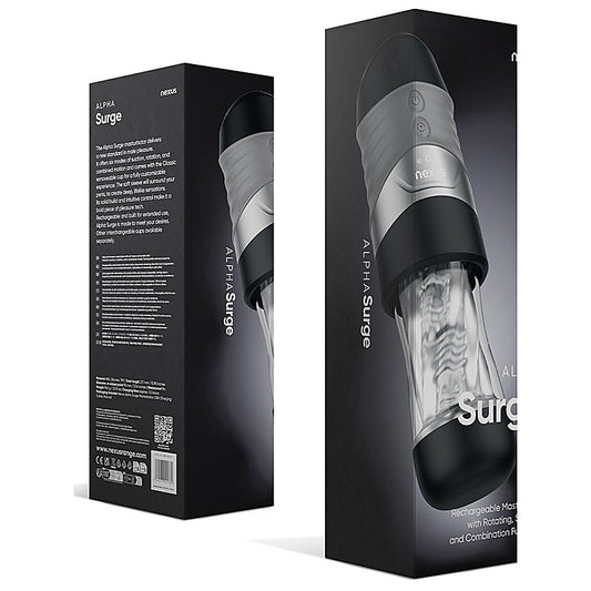 Nexus Alpha Surge Male Masturbator with Classic Cup - Masturbators and Strokers