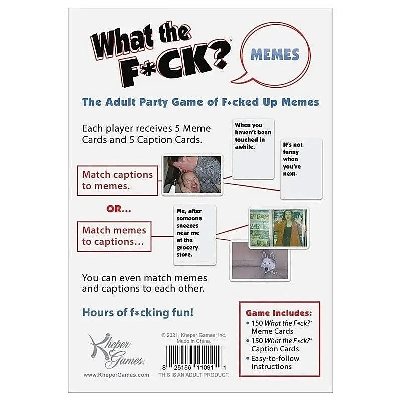 What the F*ck Memes by Kheper Games - Sex Games, Coupons and Tricks