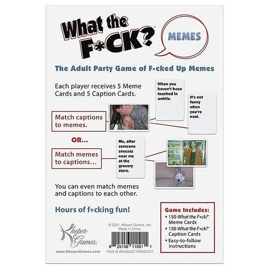 Kheper Games What the F*ck Memes Adult Party Game