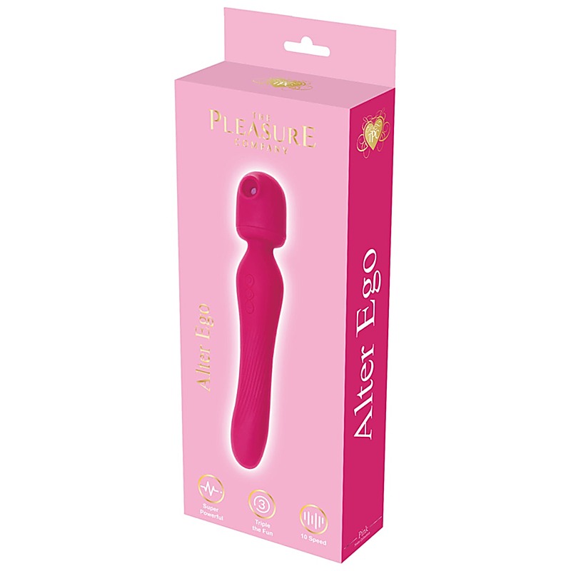 Full Circle Alter Ego Vibrating Silicone Body Wand - Body Wands