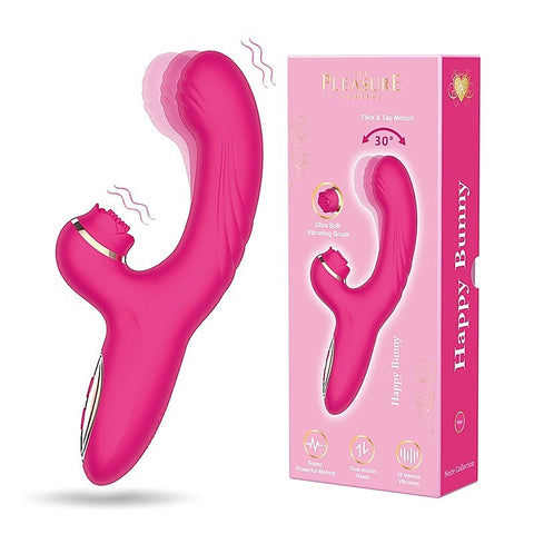 Happy Bunny 10 Function Rabbit Vibrator by Full Circle - Rabbit Vibrators