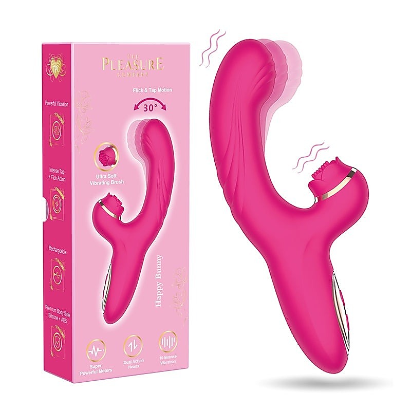 Happy Bunny 10 Function Rabbit Vibrator by Full Circle - Rabbit Vibrators