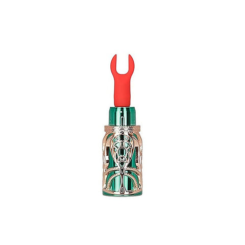 BMS Factory Emerald Kiss 4 In 1 Lipstick Vibrator - Bullet Vibrators