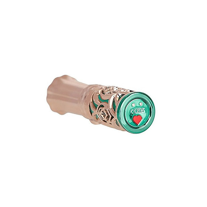 BMS Factory Emerald Kiss 4 In 1 Lipstick Vibrator - Bullet Vibrators