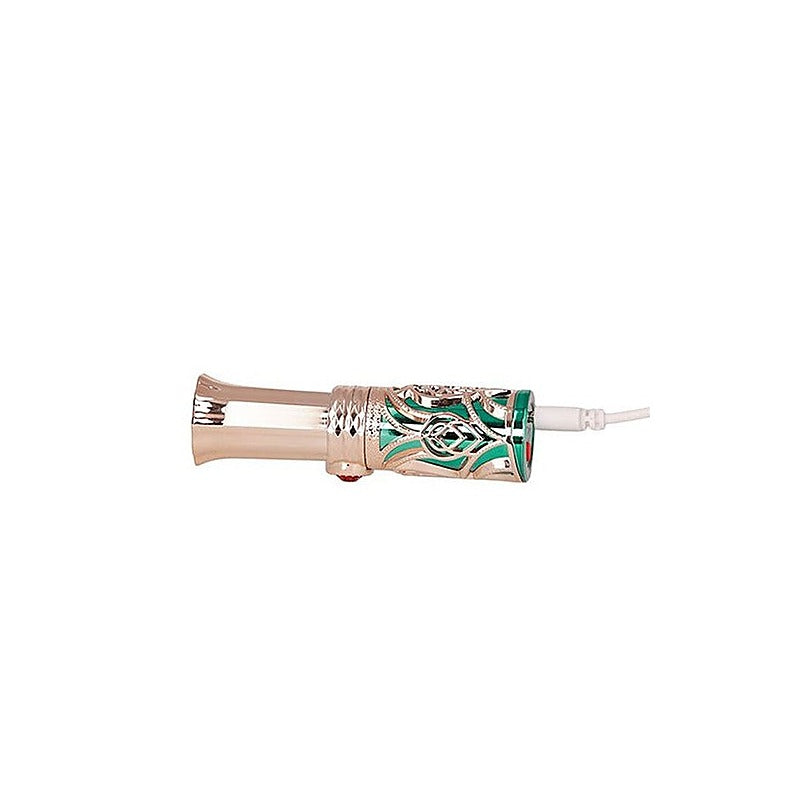BMS Factory Emerald Kiss 4 In 1 Lipstick Vibrator - Bullet Vibrators