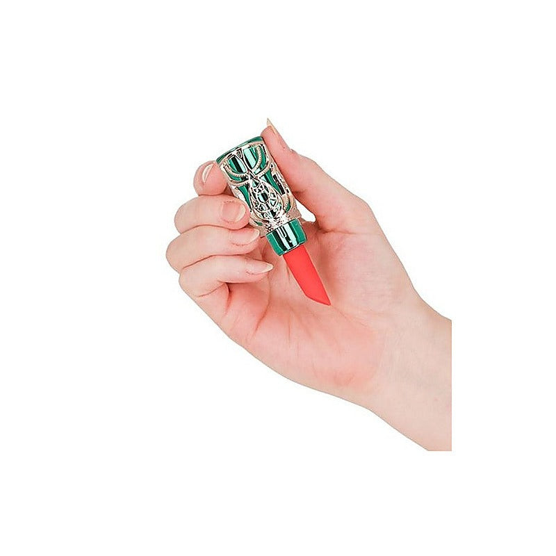 BMS Factory Emerald Kiss 4 In 1 Lipstick Vibrator - Bullet Vibrators
