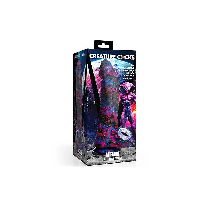 XR Brands Alienoid Realistic Fantasy Silicone Dildo - Realistic Dildos