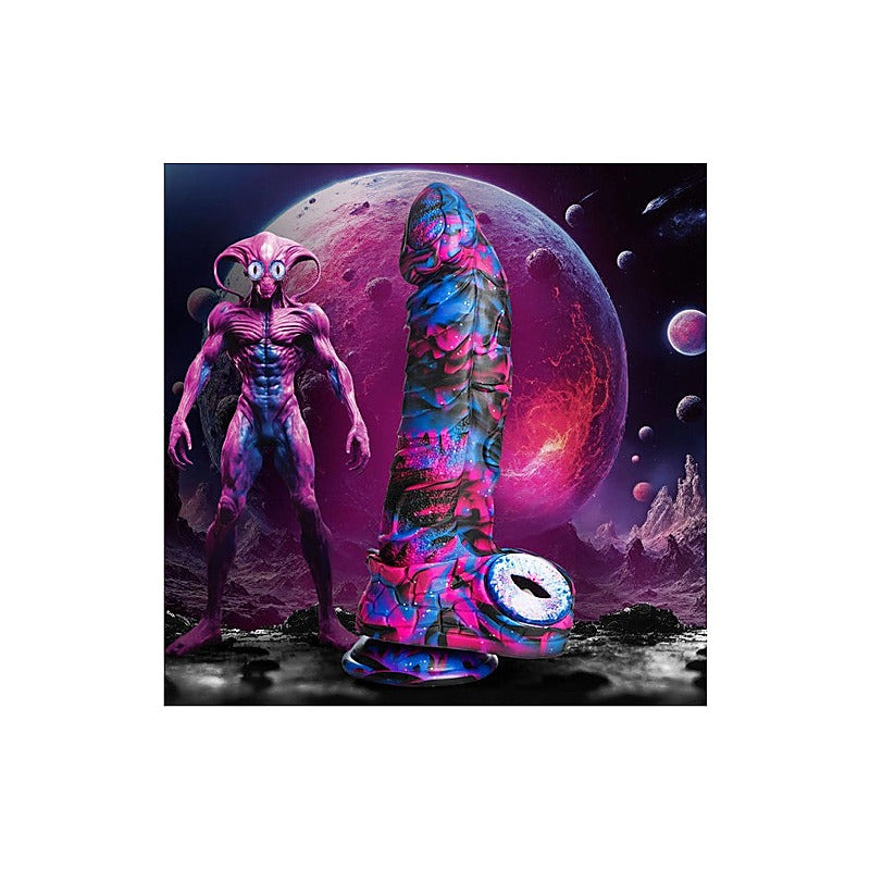 XR Brands Alienoid Realistic Fantasy Silicone Dildo - Realistic Dildos