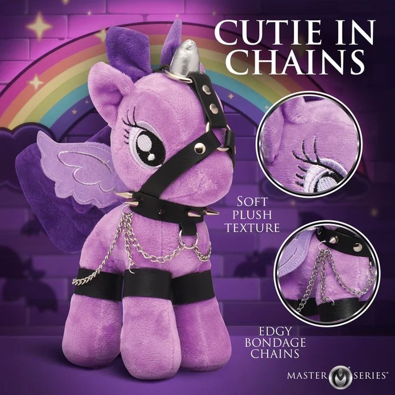 Raven Bondage Pony Party Gift by XR Brands - Party Gifts and Novelties
