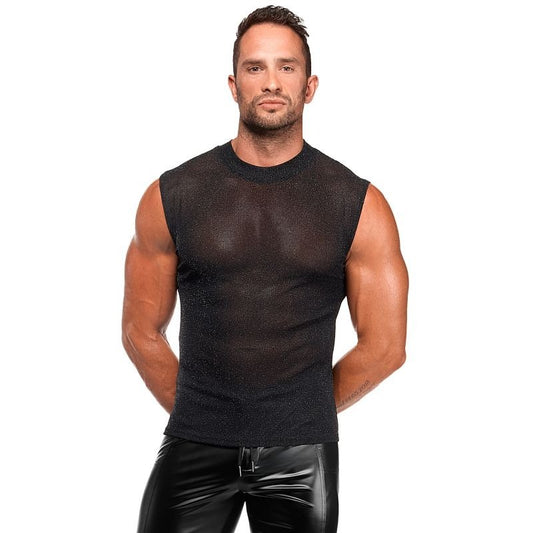 Onyx Skin Sleeveless Cut Tank by Noir Handmade - Mens Briefs And Boxers