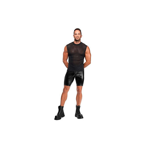 Onyx Skin Sleeveless Cut Tank by Noir Handmade - Mens Briefs And Boxers