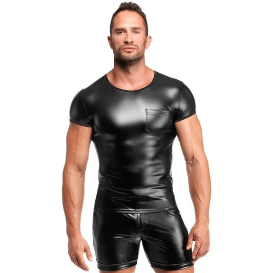 Elastic Powerwetlook Vexen Tee by Noir Handmade - Mens Briefs And Boxers
