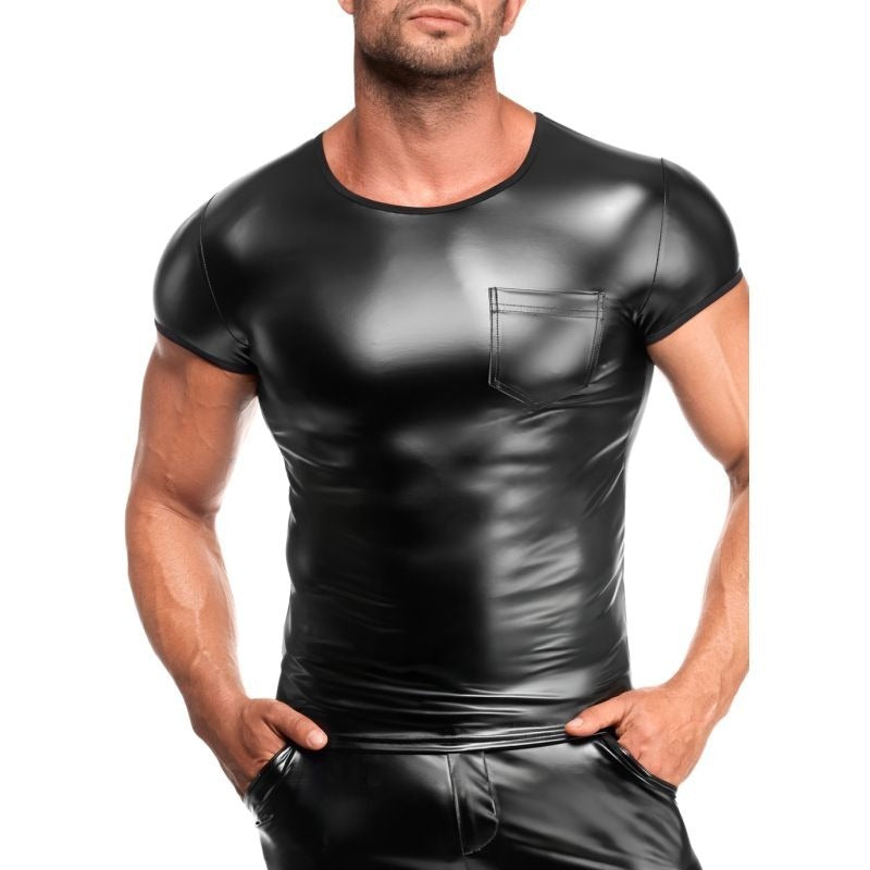 Elastic Powerwetlook Vexen Tee by Noir Handmade - Mens Briefs And Boxers