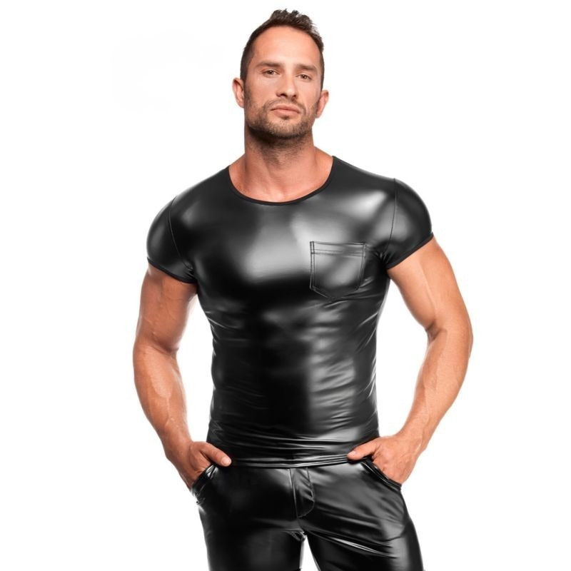 Elastic Powerwetlook Vexen Tee by Noir Handmade - Mens Briefs And Boxers