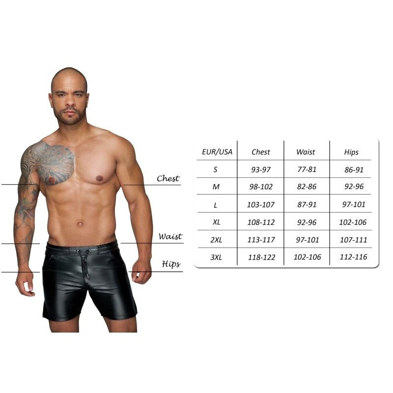 Elastic Powerwetlook Vexen Tee by Noir Handmade - Mens Briefs And Boxers