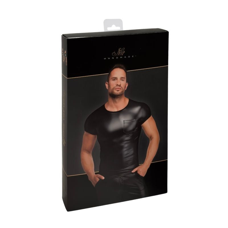 Elastic Powerwetlook Vexen Tee by Noir Handmade - Mens Briefs And Boxers