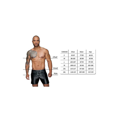Noir Handmade Vexen Hooded Powerwetlook T Shirt Black - Mens Briefs And Boxers