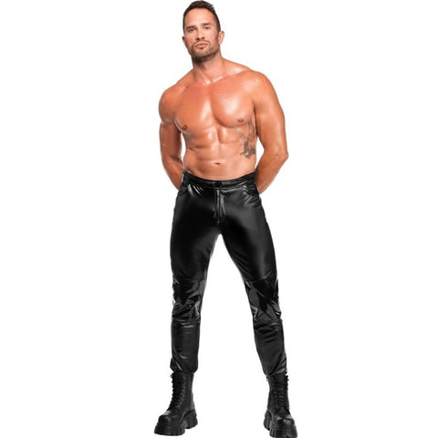 Rogue Powerwetlook Mens Pants by Noir Handmade - Mens Briefs And Boxers