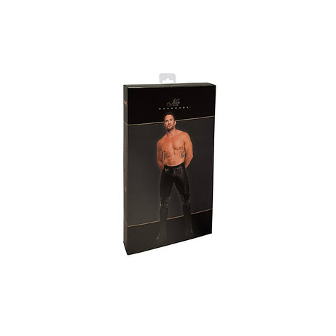 Noir Handmade Rogue Powerwetlook Mens Pants Black - Mens Briefs And Boxers