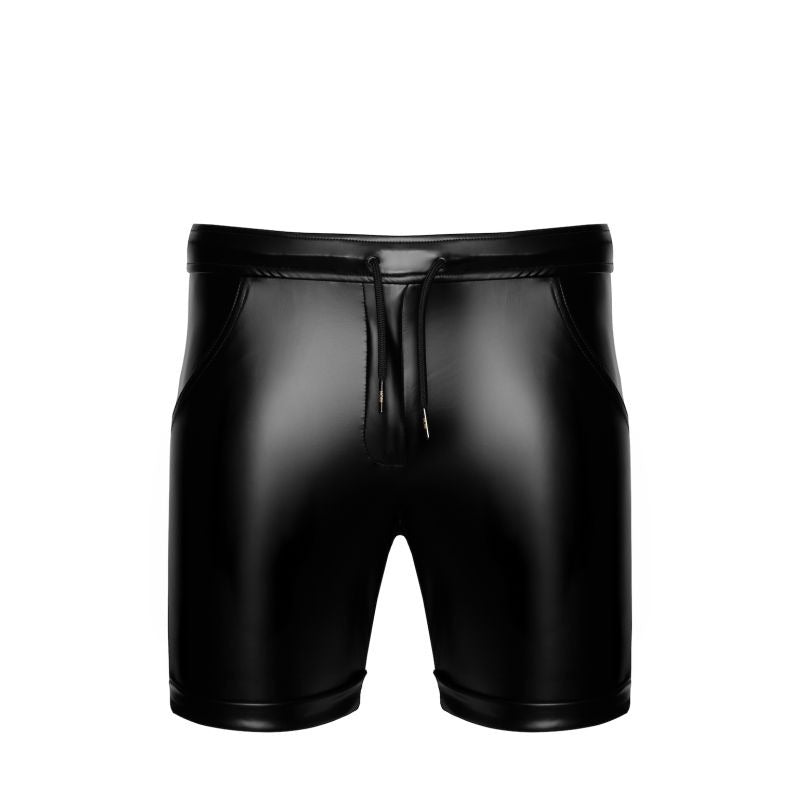 Rogue Mens Sexy Shorts Black by Noir Handmade - Mens Briefs And Boxers