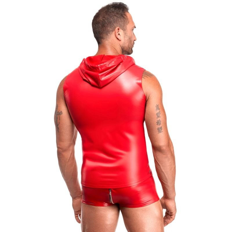 Ignite Male Hooded Vest by Noir Handmade - Mens Briefs And Boxers
