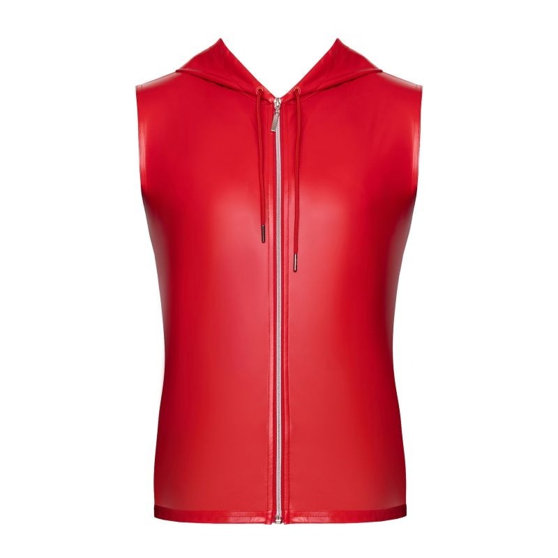 Ignite Male Hooded Vest by Noir Handmade - Mens Briefs And Boxers