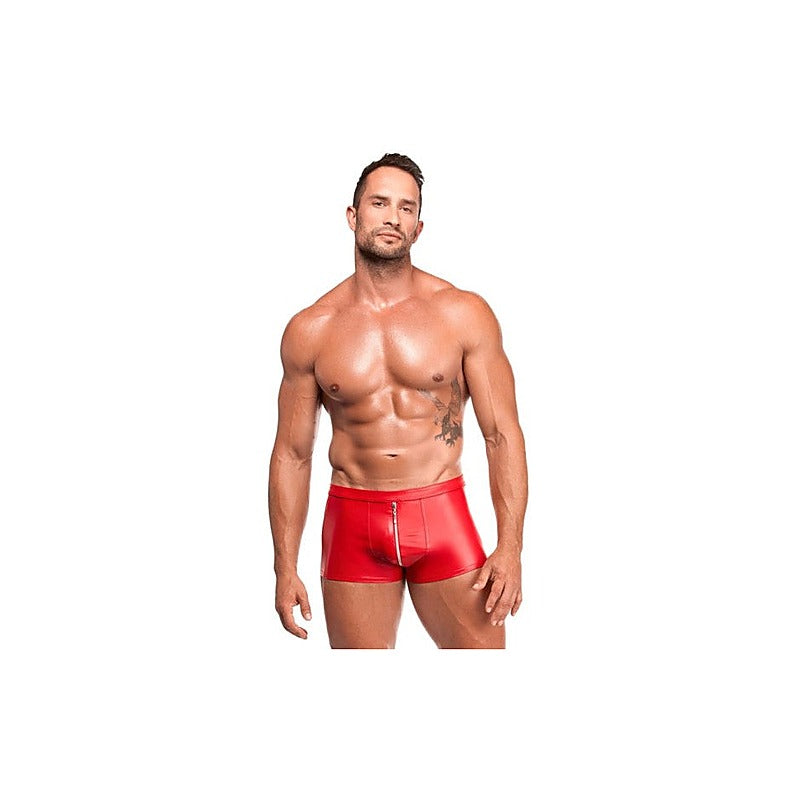 Noir Handmade Sexy Mens Red Ignite Shorts - Mens Briefs And Boxers