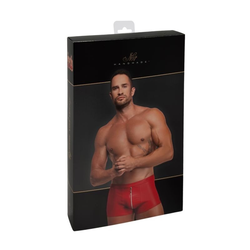 Red Ignite Shorts by Noir Handmade - Mens Briefs And Boxers