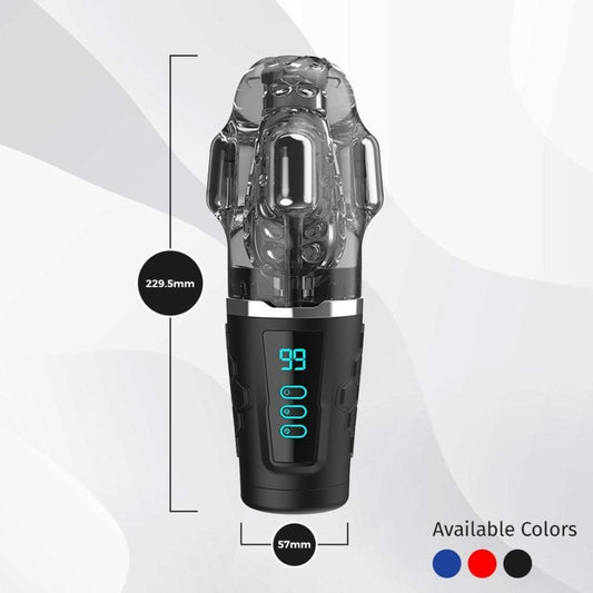 Hypershaker Automatic App Controlled LCD Masturbator - Masturbators and Strokers