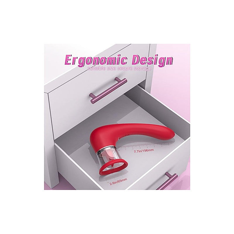 S-Hande Trumpet 3-in-1 Sucking Licking Vibrating Stimulator - Clit Ticklers and Pulsators